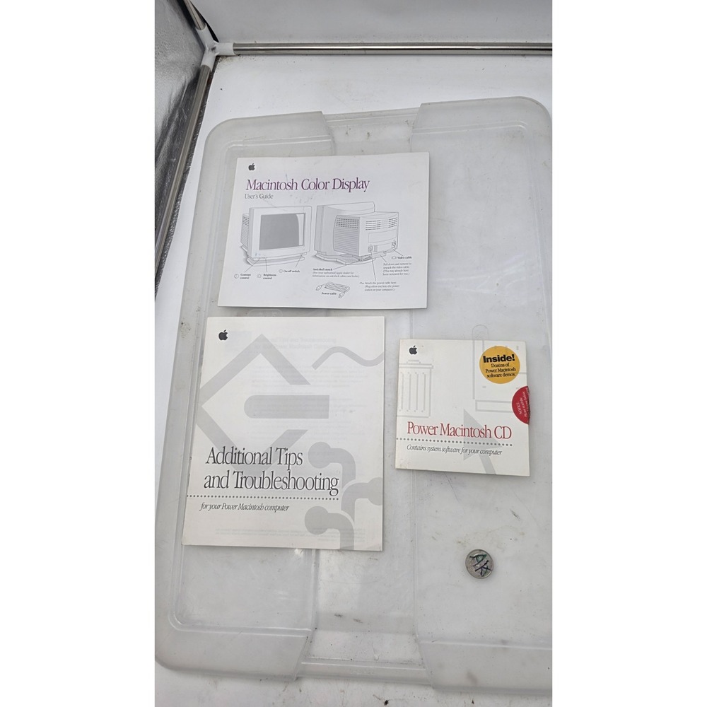Power Macintosh CD, Contains system software for your computer Additional Tips a